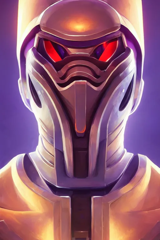 Image similar to epic mask helmet robot ninja portrait stylized as fornite style game design fanart by concept artist gervasio canda, behance hd by jesper ejsing, by rhads, makoto shinkai and lois van baarle, ilya kuvshinov, rossdraws global illumination radiating a glowing aura global illumination ray tracing hdr render in unreal engine 5