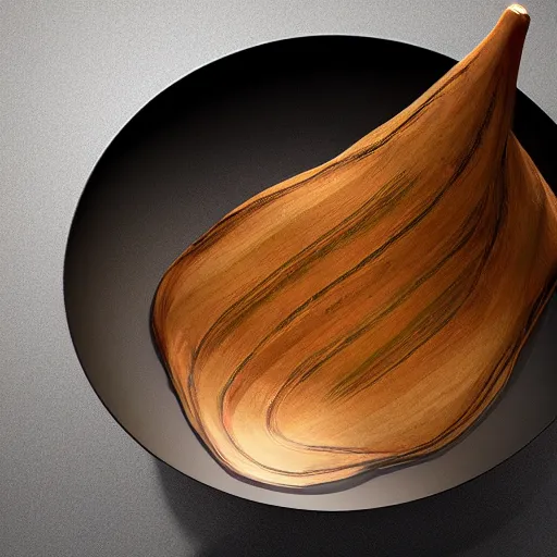 Image similar to elongated wok, stretched out so that it is ovular, photorealistic, 8k