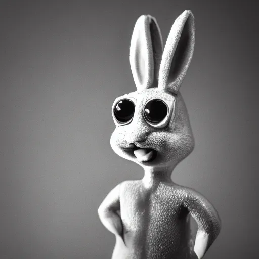 Prompt: a professional photo of bugs bunny, f / 1. 4, 9 0 mm, anatomically correct