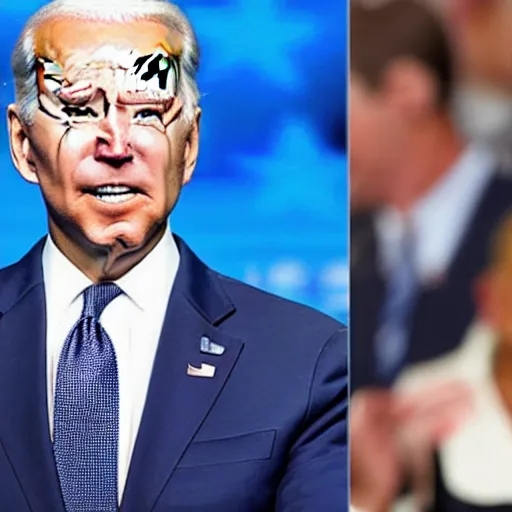 Prompt: joe biden accidentally says bruh during presidential rally