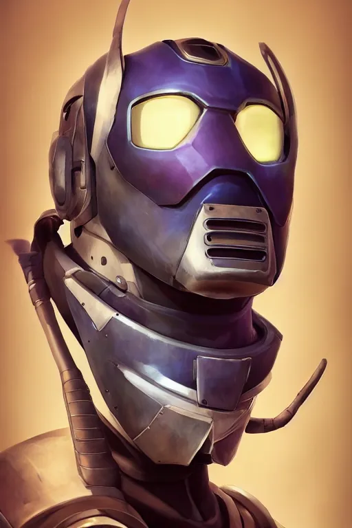 Image similar to epic mask helmet robot ninja portrait stylized as fornite style game design fanart by concept artist gervasio canda, behance hd by jesper ejsing, by rhads, makoto shinkai and lois van baarle, ilya kuvshinov, rossdraws global illumination radiating a glowing aura global illumination ray tracing hdr render in unreal engine 5