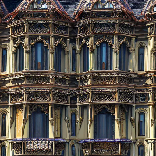 Prompt: Ornate house inspired by roman and gothic architecture. Tamron SP 70-200mm f/2.8 Di VC USD G2.