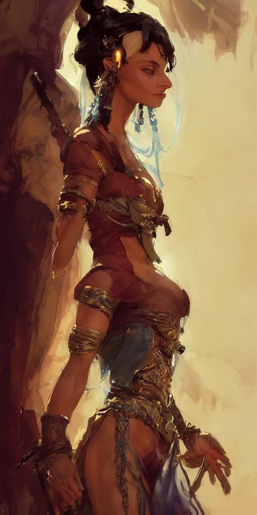 Prompt: a character study of the beautiful queen Kaileena from prince of Persia by craig mullins and marc simonetti, Ross Tran and WLOP, by Andrew Wyeth and Gerald Brom, In the style of John singer Sargent and James gurney, ARTSTATION, cgsociety, polycount, character design, AWE INSPIRING, BEAUTIFUL, ART GERM