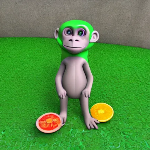 Image similar to blender monkey