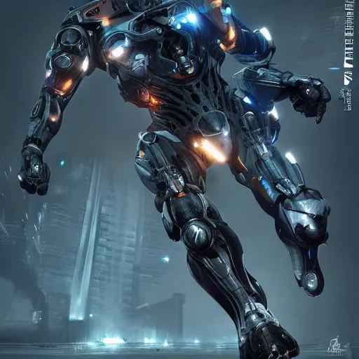 Prompt: Nanosuit from Crysis 4 fighting a cyborg, by Cedric Peyravernay, highly detailed, excellent composition, cinematic concept art, dramatic lighting, trending on ArtStation