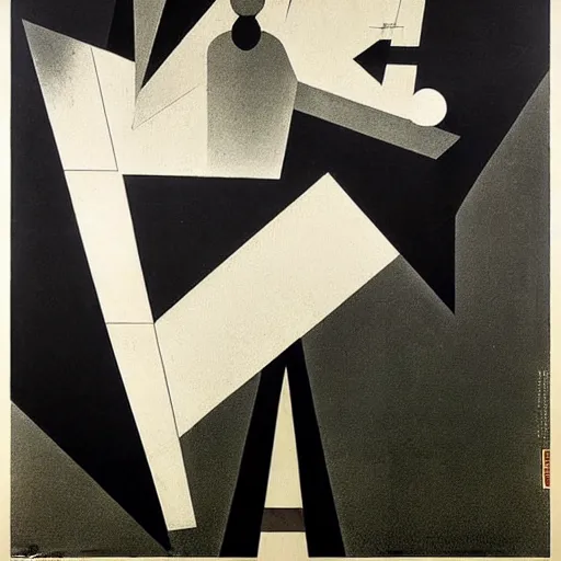 Image similar to lithography bauhaus conceptual figurative post - morden monumental portrait by goya and el lissitzky, illusion surreal art, highly conceptual figurative art, intricate detailed illustration, controversial poster art, polish poster art, geometrical drawings, no blur
