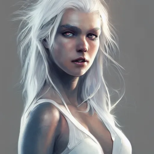 Prompt: full body portrait of white haired girl in spider man suit, super hero, webs, highly detailed, very beautiful face, very detailed eyes, digital art, artstation, concept art, smooth, sharp focus, greg rutkowski, wlop
