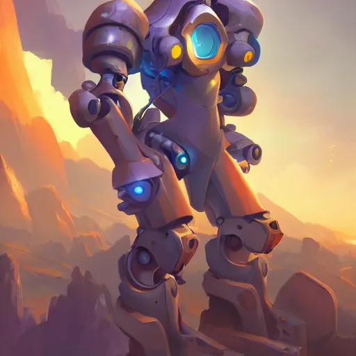 robot engineer fantasy art overwatch and heartstone | Stable Diffusion ...