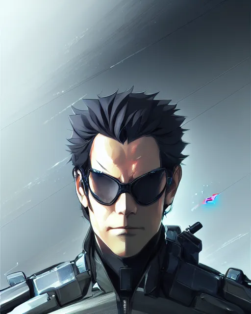 Prompt: metal gear rising senator armstrong, portrait shinkai makoto studio ghibli studio key hideaki anno sakimichan stanley artgerm lau rossdraws james jean marc simonetti elegant highly detailed digital painting artstation pixiv