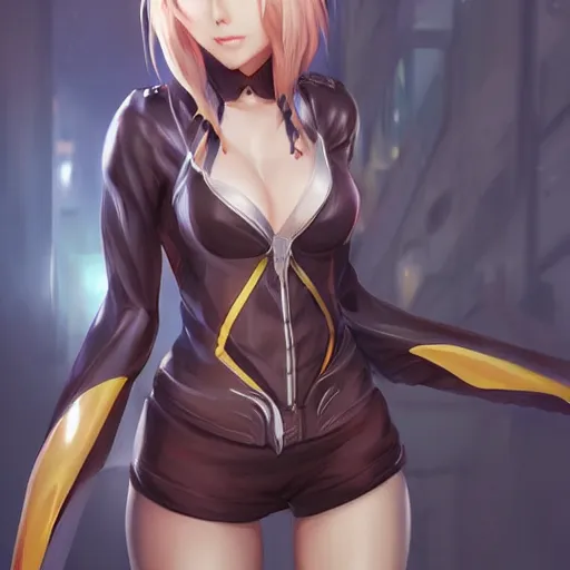 Image similar to anime man,asian features,Character art by artgerm NCSOFT Tsuyoshi Nagano