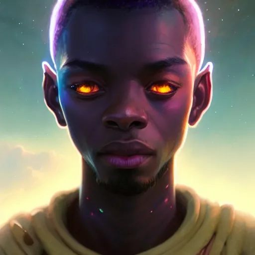 Image similar to highly detailed portrait of ja'marr chase as an alien, unreal engine, fantasy art by greg rutkowski, loish, rhads, ferdinand knab, makoto shinkai and lois van baarle, ilya kuvshinov, rossdraws, tom bagshaw, global illumination, radiant light, detailed and intricate environment h 6 0 4