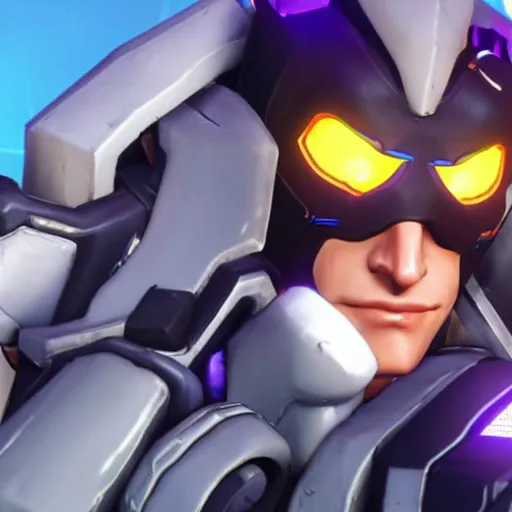 Prompt: xqc as an overwatch character