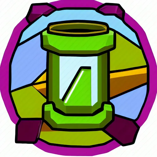 Image similar to a health potion, wow, world of warcraft, game icon, icon grid, flat background