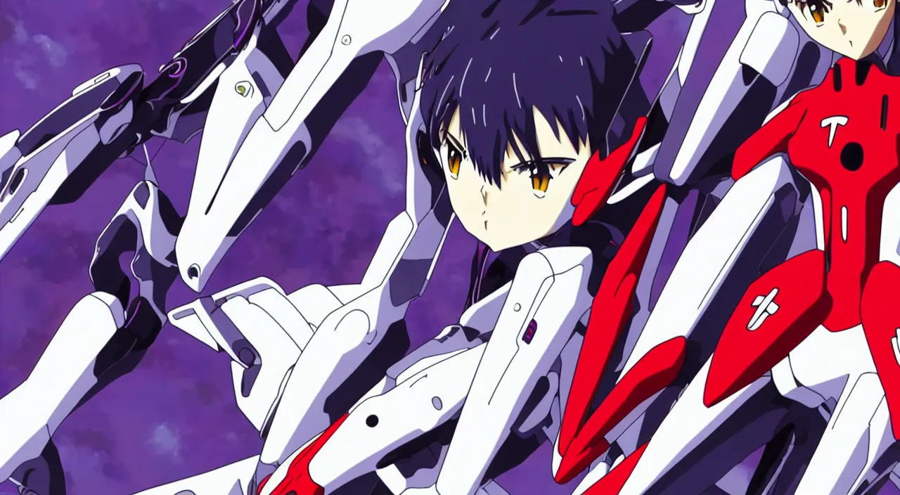 Prompt: eva that looks like tesla model 3, evangelion anime, full hd, hd anime, hd anime wallaper