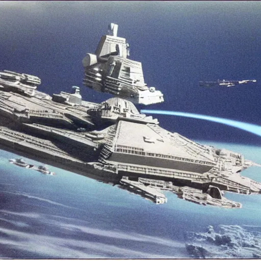 Prompt: star destroyer vs uss enterprise