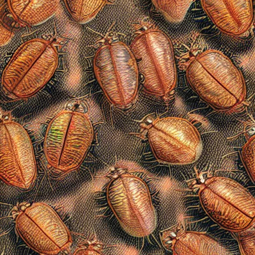 Prompt: hyperrealistic texture cockroaches on the backrooms