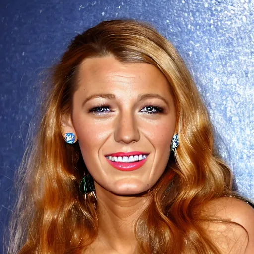 Prompt: blake lively made of jello