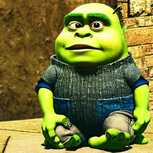 Prompt: shrek minion