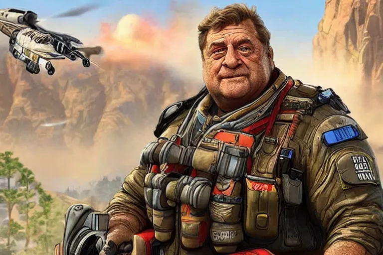 Image similar to john goodman in apex legends