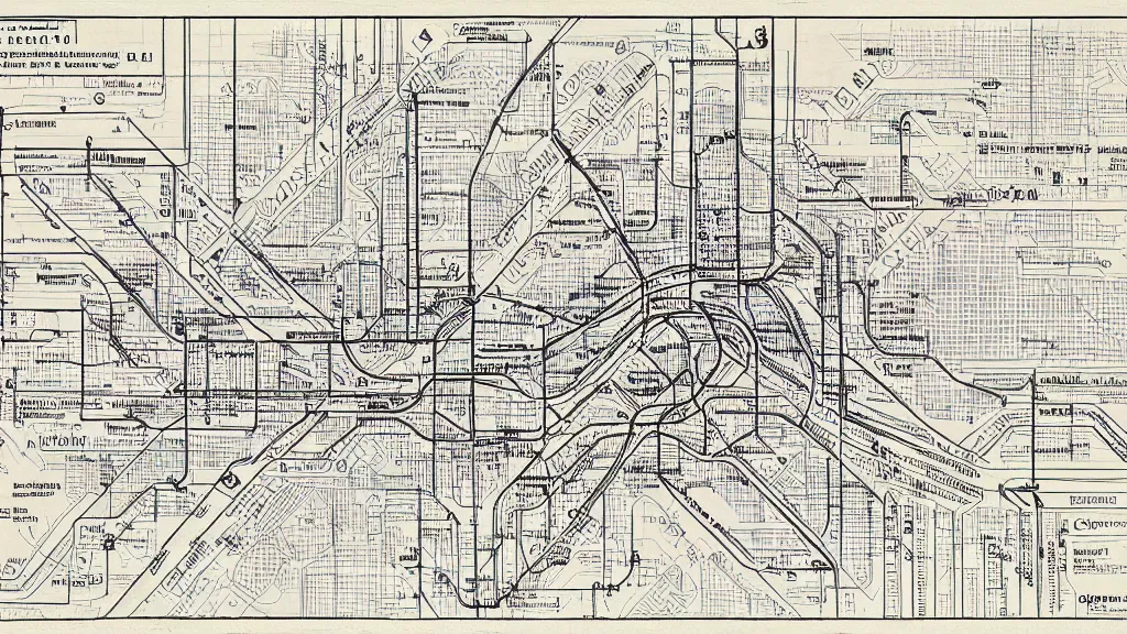 Image similar to blueprint marked hell subway map