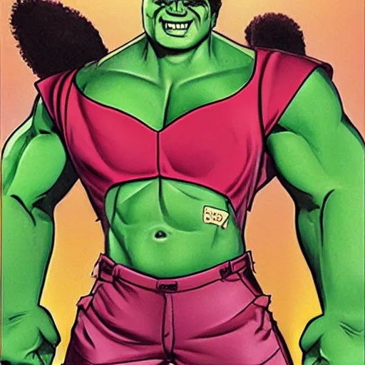 Prompt: Hulk as Barbie