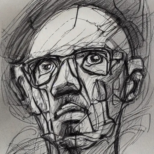 Prompt: a realistic yet scraggly portrait sketch of the side profile of a stern and sophisticated the pyro, trending on artstation, intricate details, in the style of frank auerbach, in the style of sergio aragones, in the style of martin ansin, in the style of david aja, in the style of mattias adolfsson