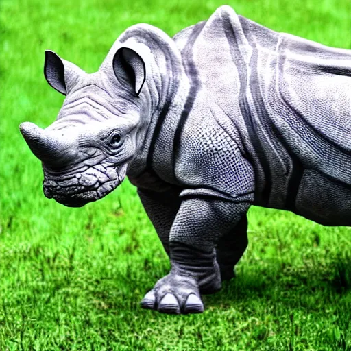 Image similar to snake rhino hybrid