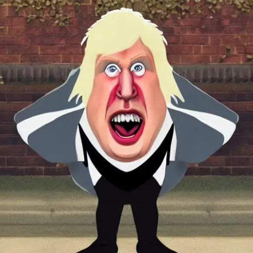 Image similar to Boris Johnson as a disney villain