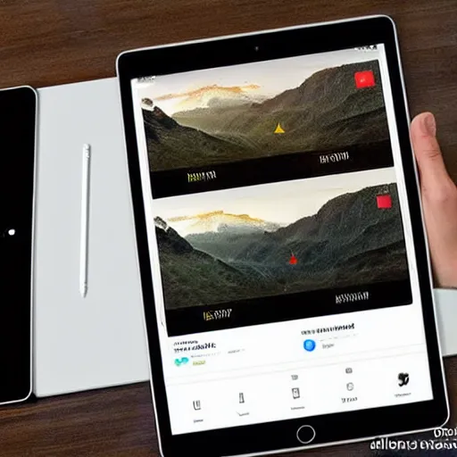 Image similar to ipad earth 5, apple concept design, degisn leaks, apple product launch, apple. com, ipad design, detailed