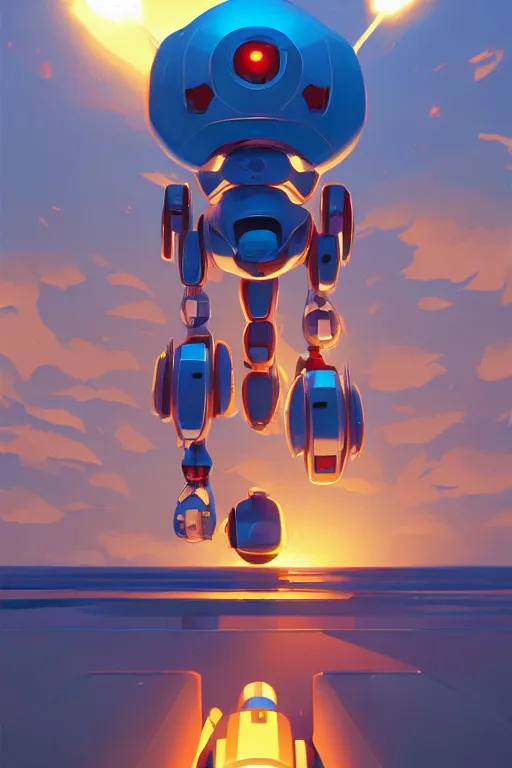 Image similar to metabots medabots medarotto medarot robot minimalist comics, behance hd by jesper ejsing, by rhads, makoto shinkai and lois van baarle, ilya kuvshinov, rossdraws global illumination ray tracing hdr radiating a glowing aura