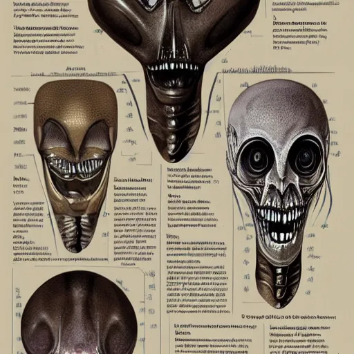 Image similar to alien anatomy Book