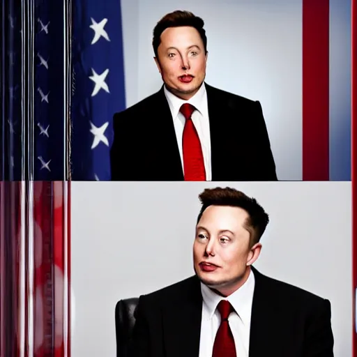 Prompt: Elon Musk being the president of the United States