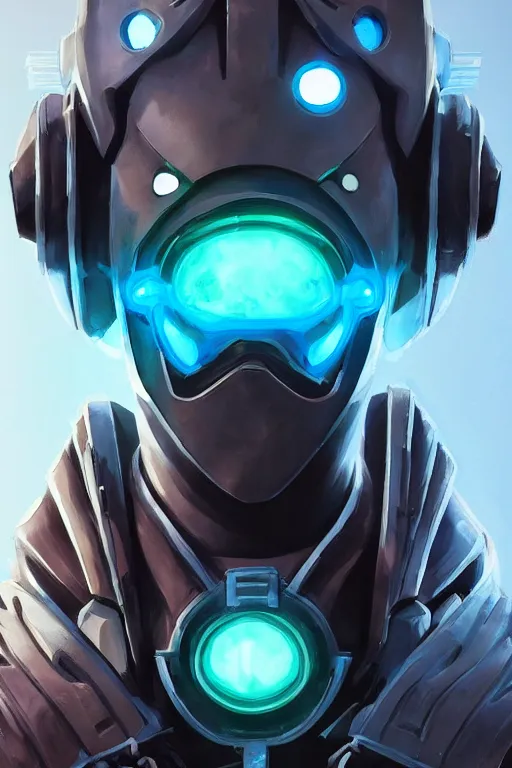 Image similar to epic mask helmet robot ninja portrait stylized as fornite style game design fanart by concept artist gervasio canda, behance hd by jesper ejsing, by rhads, makoto shinkai and lois van baarle, ilya kuvshinov, rossdraws global illumination radiating a glowing aura global illumination ray tracing hdr render in unreal engine 5