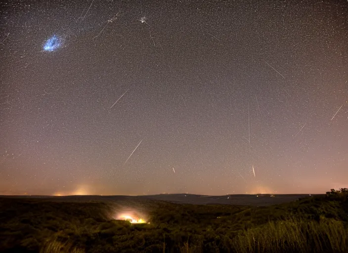 Image similar to perseid meteor shower