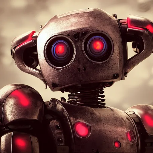 Prompt: a professional photographic closeup view picture of a cute robot, photographic filter unreal engine 5 realistic hyperdetailed 8 k ultradetail cinematic concept art volumetric lighting, fantasy artwork, very beautiful scenery, very realistic painting effect, hd, hdr, cinematic 4 k wallpaper, 8 k, ultra detailed, high resolution, artstation trending on artstation in the style of albert dros glowing rich colors powerful imagery