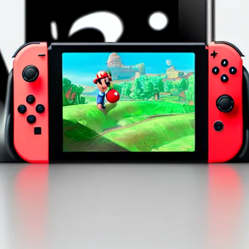 Image similar to nintendo switch 2, 4k concept art