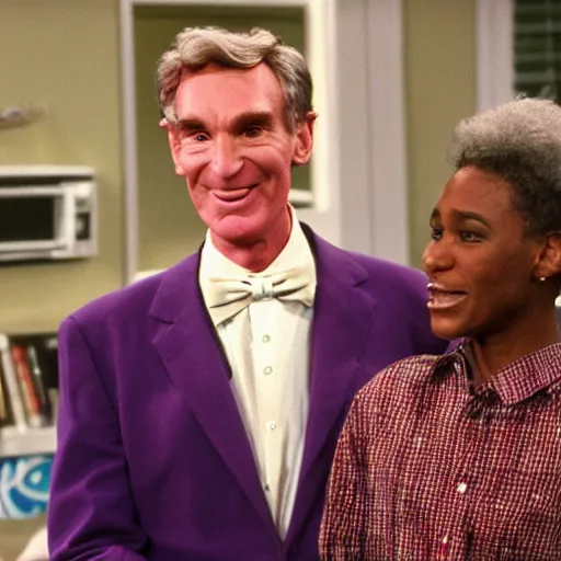 Image similar to bill nye's appearance on the cosby show