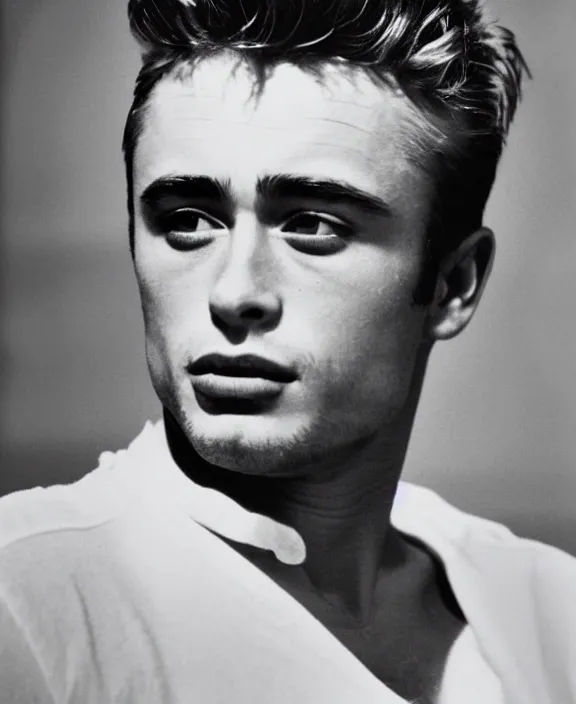 Image similar to james dean by robert mapplethorpe