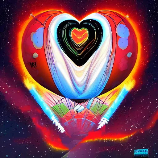 Prompt: 🚀 ❤️‍🔥 , digital art