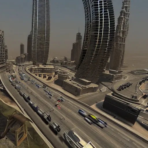 Image similar to gta : dubai, by weta