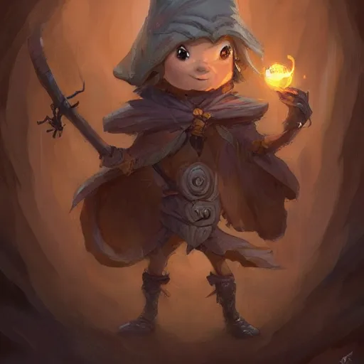 Image similar to cute little anthropomorphic maple tree, wielding a magic staff, tiny, small, short, wizard robe, cute and adorable, pretty, beautiful, dnd character art portrait, matte fantasy painting, deviantart artstation, by jason felix by steve argyle by tyler jacobson by peter mohrbacher, cinema