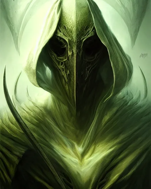 Image similar to concept art by artgerm, pestilence of the four horsemen of the apocalypse, soft green natural light, intricate, death with hood, highly detailed dark art, digital painting, artstation, concept art, smooth, sharp focus, illustration, art by greg rutkowski and luis rollo and uang guangjian and gil elvgren, symmetry!