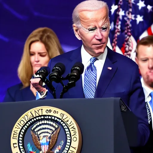 Image similar to joe biden doing lines with lil peep