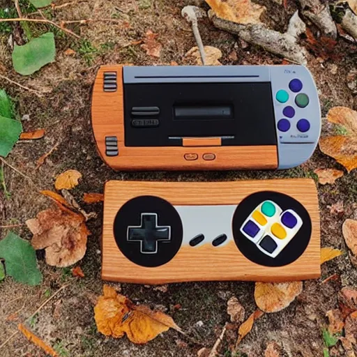 Image similar to a wooden snes in the forest