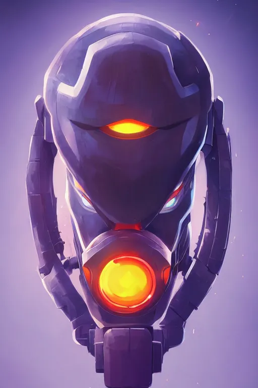 Image similar to epic mask helmet robot ninja portrait stylized as fornite style game design fanart by concept artist gervasio canda, behance hd by jesper ejsing, by rhads, makoto shinkai and lois van baarle, ilya kuvshinov, rossdraws global illumination radiating a glowing aura global illumination ray tracing hdr render in unreal engine 5