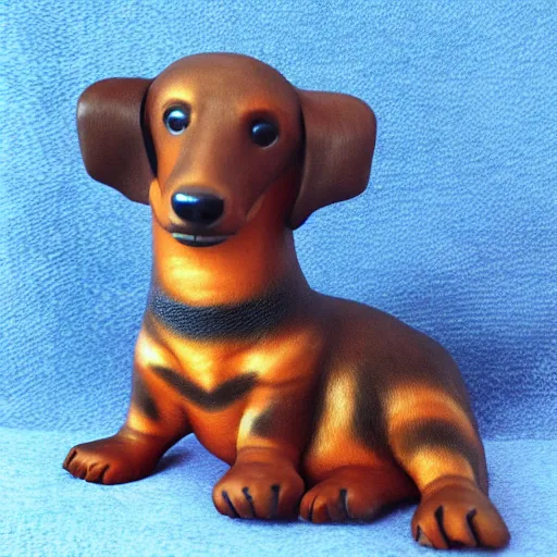 Image similar to dachshund bear hybrid, ultra realistic, 4k, high definition,