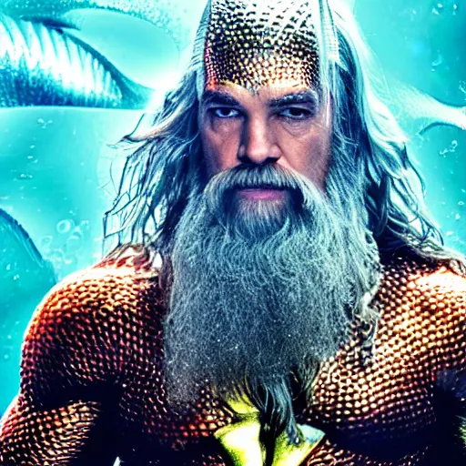 Prompt: aquaman gandalf, dslr profile photo