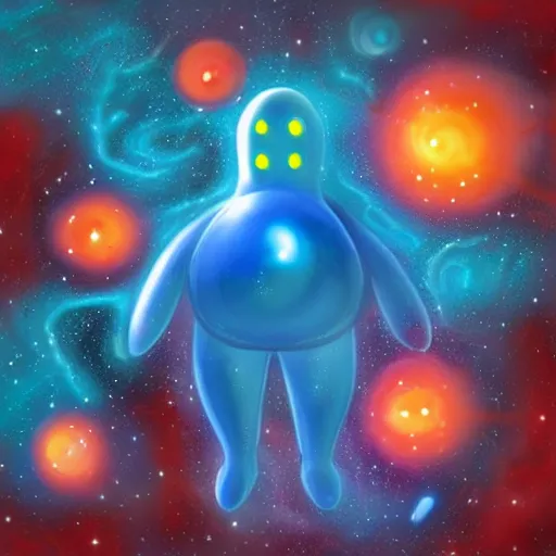 Prompt: humanoid cosmic blob, hd