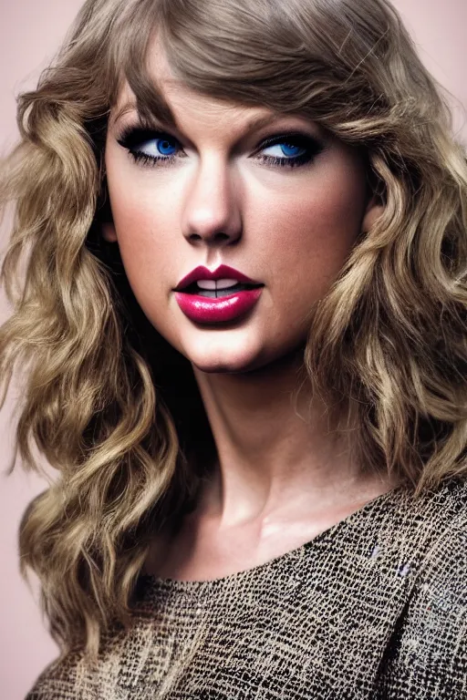 Prompt: portrait photo of Taylor Swift