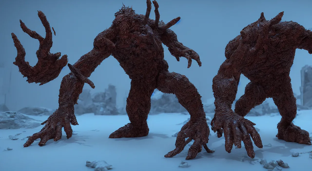 Image similar to the thing ( 1 9 8 2 ), unreal engine, octane render, cycles render, trending on artstation, hd